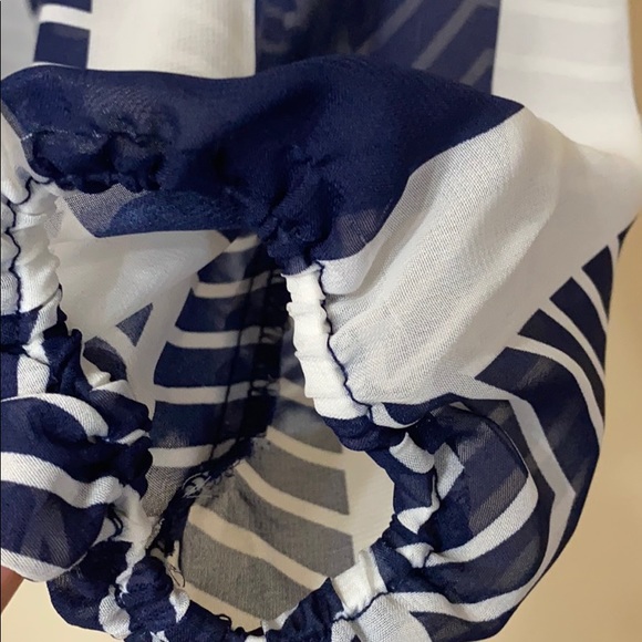 Charming Charlie printed sheer blouse - Picture 4 of 8